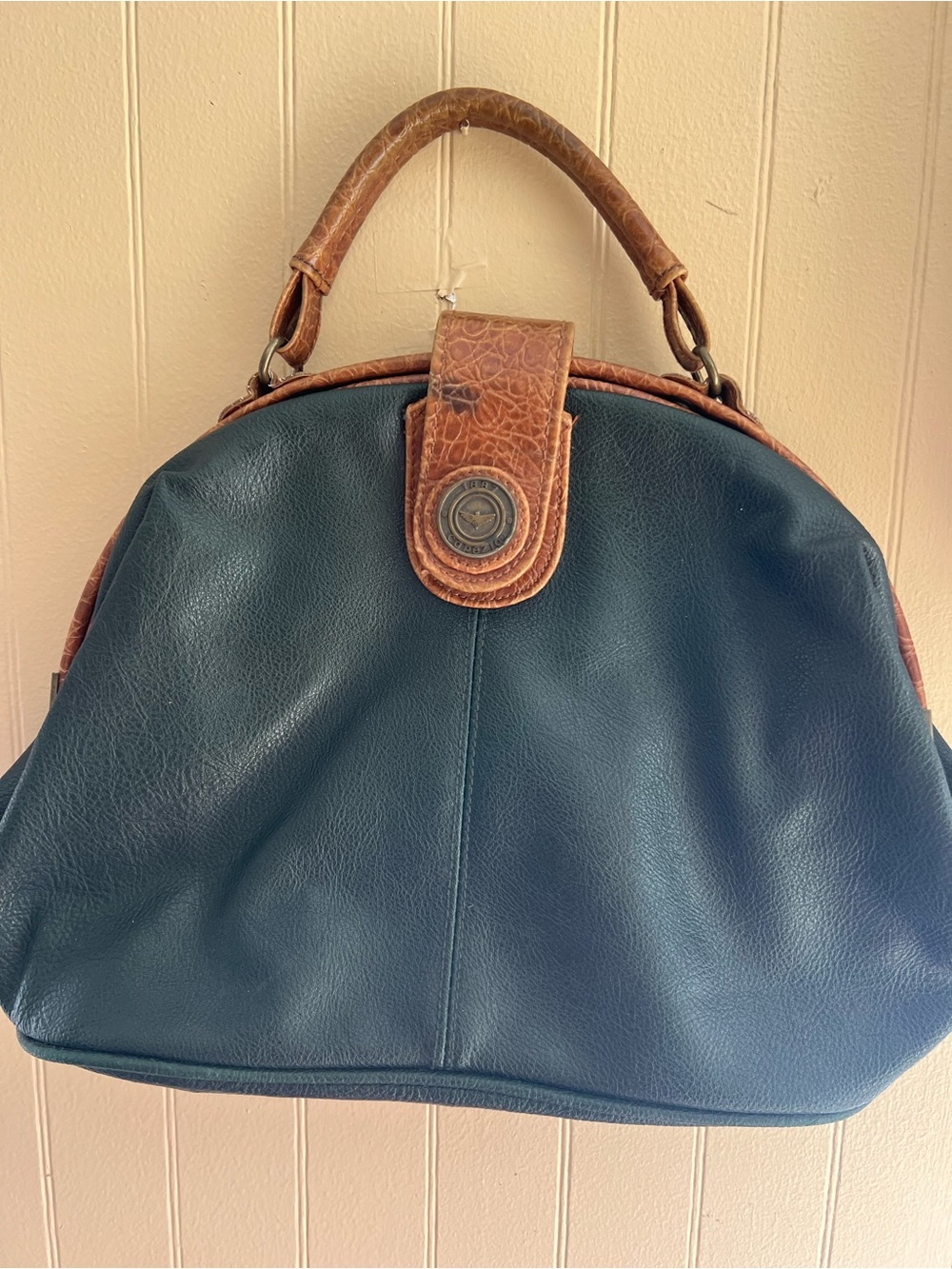 Capezio Leather Top-Handle Satchel Bag